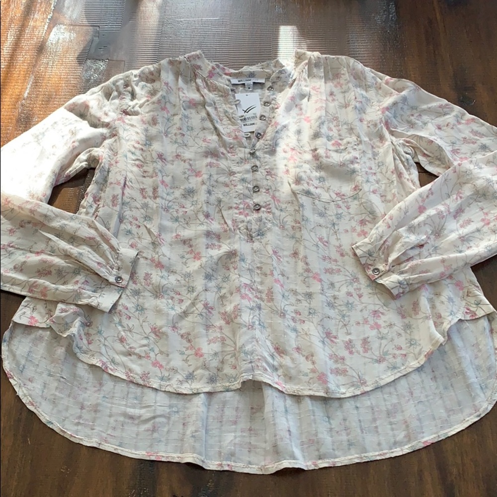 WILLIAM RAST Floral Lightweight Blouse